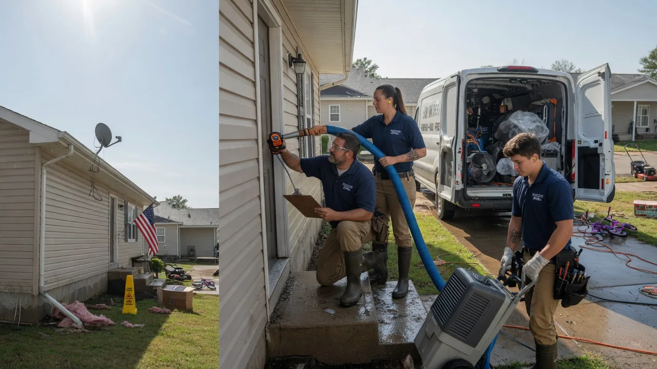 Ceiling Water Damage Restoration in Fairfield, VA near me